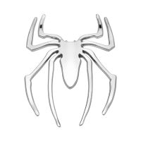 Universal 3D Car Stickers Metal Spider Shape Emblem Chrome Truck Auto Motorcyle Decal Sticker Accessories Decoration Car Styling