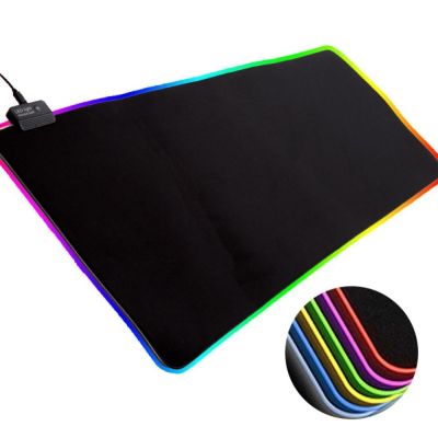 （A LOVABLE）สำหรับแผ่นรองคอมพิวเตอร์สำหรับคอมพิวเตอร์ไฟสีสันสดใส RGB GamingKeyboard สำหรับคอมพิวเตอร์