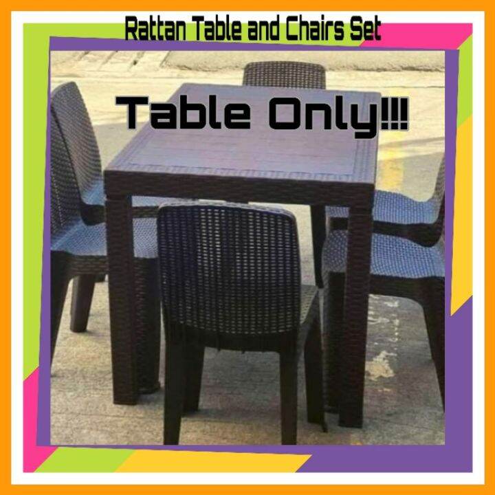 Rattan Dining Table And Chairs Asda at Esther Dickinson blog