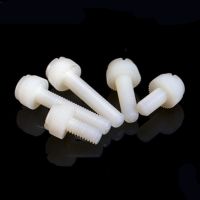 20-100pcs M3 M4 M5 M6 M8 white Nylon knurled Thumb Screw PA66 Nylon Plastic Hand Twist Screw Computer Hand Tighten Screws