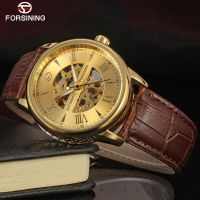 ZZOOI FORSINING Classic Fashion Mens Watches Tourbillion Gold Color Automatic Mechanical Watch Men Top Brand Luxury Clock