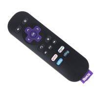 เทคโนโลยีใหม่ล่าสุด1Pc รีโมทคอนโทรลสำหรับ ROKU 1/ 2/ 3/ 4 LT HD XD XS พร้อมสายคล้องคอสมาร์ทรีโมทคอนโทรลสีดำ04