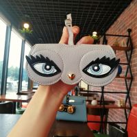 【LZ】☼  PU Leather Cartoon Glasses Case para mulheres Animal Desenhos animados Sun Box Óculos Óculos de sol Bonito Proteção Eyewear Bag Ins moda Venda quente 2021