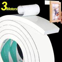 300cm Sponge Foam Double Sided Tapes Anti-collision Door Window Sealing Tape Waterproof Bathroom Shower Sink Bath Sealing Strips Adhesives  Tape