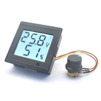 DC12V-36V DC มอเตอร์ผู้ว่าราชการจังหวัดจอแสดงผล LCD แรงดันไฟฟ้าในปัจจุบันดิจิตอลและมิเตอร์ตรวจสอบปัจจุบันแอมมิเตอร์ไฟฟ้าโวลต์มิเตอร์ขนาด0-100%