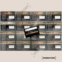 เทปเปล่า Rota Rt-x 60 มือสอง (ขายเหมา 16 ชิ้น) เทปคาสเซ็ท Cassette Tape