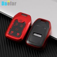 dfgvedvg 6 Buttons Soft TPU Car Key Cover Case For Chevrolet 2015 2016 Gmc Yukon Suburban Tahoe Smart Auto Accessories Key Ring