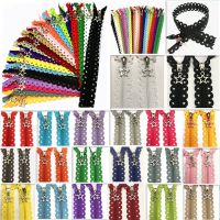 10pcs  3# Star Lace(12/16inch) 30/40CM Star Lace Zippers Sewing Tailoring Accessories 20 Color Food Storage  Dispensers