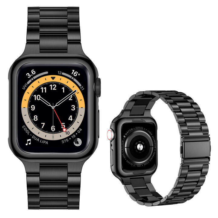 สายเหล็กสแตนเลสสำหรับนาฬิกา-apple-สายอัลตร้า49มม-สมาร์ทวอท์ชสายข้อมือโลหะ-i-watch-7-6-5-4-3-se-8-45มม-41มม-38มม-40มม-44มม