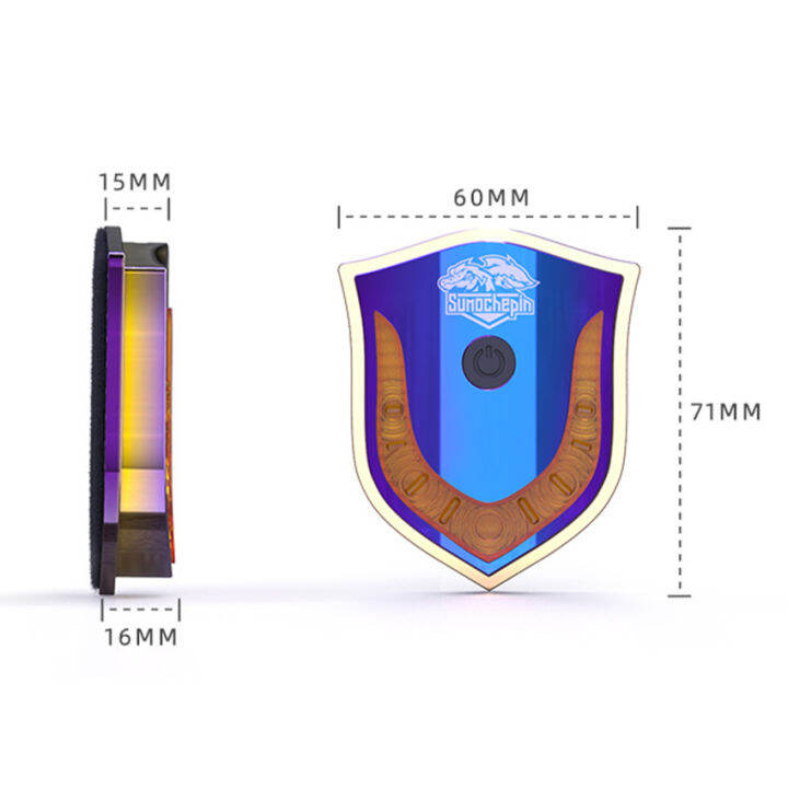 ทนทาน-usb-หมวกกันน็อคไฟ-led-ไร้สายสมาร์ทขี่เตือนความปลอดภัยโคมไฟแสงสำหรับรถจักรยานยนต์หมวกกันน็อคอุปกรณ์เสริม