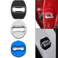 4pcs Car Door Lock Sticker Case For KIA RIO 3 4 5 Carato Ceed Scorento K5 Optima Soul Sportage Car Styling Cover Accessories