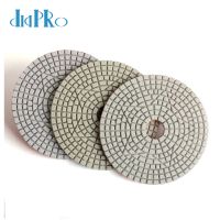 Diamond Polishing Pads 4 Inch Diamond Pad Disc Wet Dry Set 3 Pieces For Granite Marble Quartz Concrete