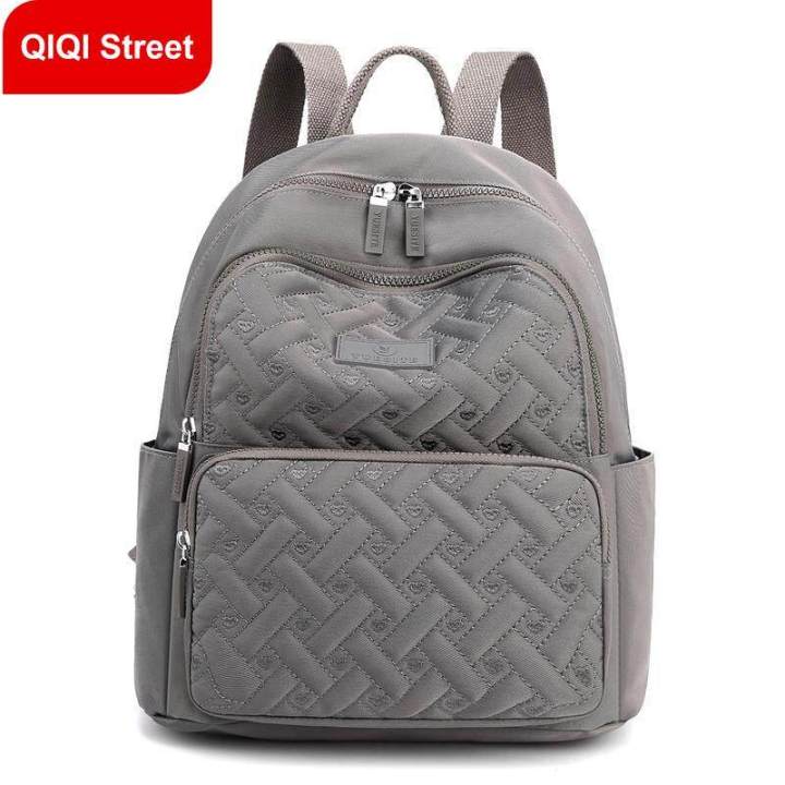top-backpack-embroidered-womens-nylon-oxford-cloth-travel-bag-korean-style-lightweight-multi-compartment-large-bag-fashion-mother-bag-2022-new-hiking-bag