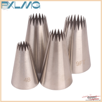 Follow Get More【PXLMG】 4pcs ท่อไอซิ่งขนาดใหญ่หัวฉีดเค้กอบคุกกี้ Cupcake piping nozzle Decor