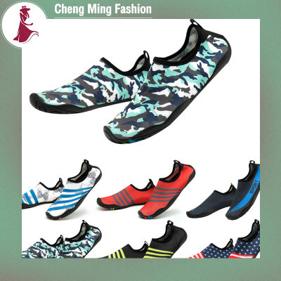 Cheng Ming รองเท้าลุยน้ำสำหรับชายและหญิง,แห้งเร็วอุปกรณ์กีฬาเท้าเปล่าสำหรับฟิตเนสโยคะสระว่ายน้ำตั้งแคมป์