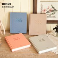 Cloth Hand Book 365 Day Diary Hand Book Punch in Schedule Book Simple Literature and Art RETRO Notebook