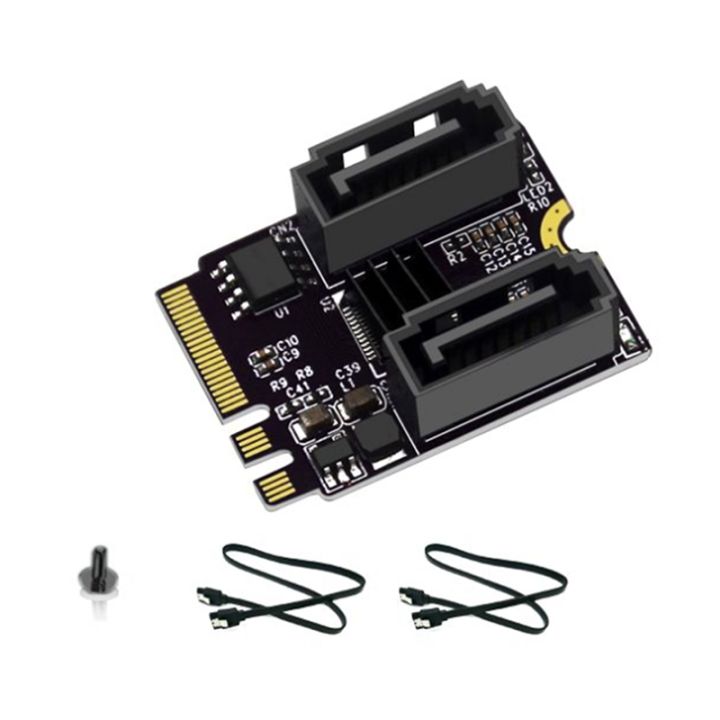 m2-to-sata3-0-expansion-card-key-a-e-wifi-m-2-to-sata-hard-disk-adapter-card-without-driver-installation-jmb582-chip
