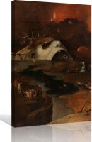 Hell โปสเตอร์วินเทจ Hieronymus Bosch โปสเตอร์ที่มีชื่อเสียงศิลปะบนผนังตกแต่งห้องนั่งเล่นสำหรับการตกแต่งห้องครัวภาพวาดสำหรับผ้าใบห้องนอนภาพสำหรับ Bosomunframed