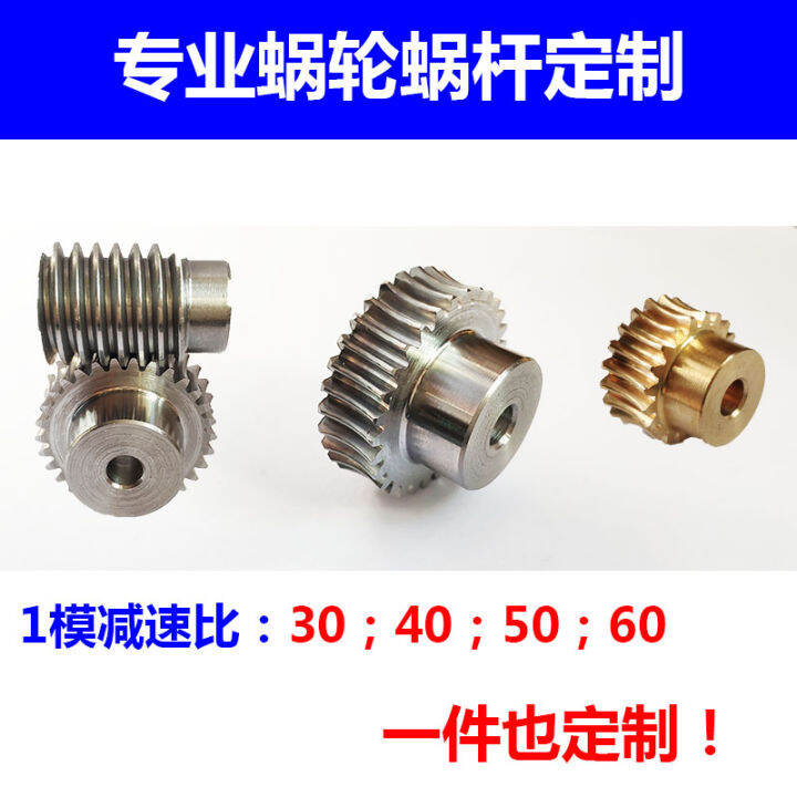 1 Die Brass Miniature Worm Gear D18 D20 Reduction Ratio 30 40 50 60