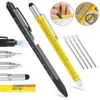 Multi Function Screwdriver Level Meter Mobile Phone Touch Screen Cross Screwdriver Flat-blade Screwdriver Scale Ballpoint Pen