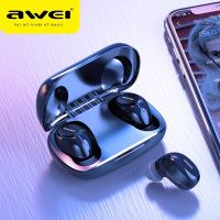 AWEI T20 บลูทูธไร้สาย True Wireless พร้อมกล่องชาร์จไฟ Bluetooth V5.0 Mini TWS