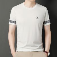 【CC】✓  2023 Hazzys New Mens Business street comfort Clothing Short-Sleeved Shirt Fashion Trend Top