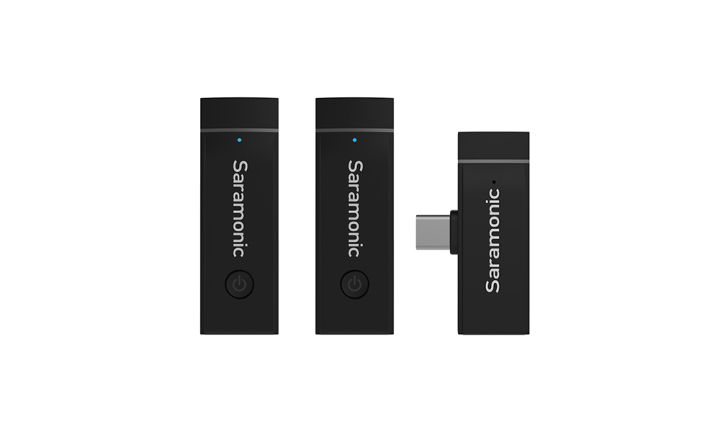 ไมค์ไวเลสสำหรับมือถือ-saramonic-blink-go-u2-for-smartphone-type-c-2-4ghz-wireless-microphone-system-ไมค์ไวเลสสำหรับมือถือ-type-c-ส่ง-2-รับ-1-รับประกันศูนย์ไทย-2-ปี