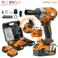 InnTech 2in1 บล็อกแบต &amp; สว่าน 199V รุ่นใหม่! มอเตอร์ BRUSHLESS ไร้แปรงถ่าน พร้อมแบตเตอรี่ Li-ion 2 ก้อน (แบตใหญ่) บล็อกลม บล็อกไฟฟ้า สว่านไร้สาย บล็อกแบตเตอรี่ บล็อกไร้สาย พร้อมอุปกรณ์ครบชุด XR Series รุ่น CWT-991 Brushless Impact Wrench