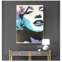 Prints Sexy Beauty Canvas Poster Portrait Picture Home Decor for Bedroom Decoration Marilyn Monroe Wall Art Paintings