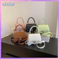 XIAHU หรูหราสุดหรู กระเป๋าถือแบบถือ การออกแบบออกแบบ สีอาวุโส กระเป๋า Crossbody แฟชั่นสำหรับผู้หญิง เข็มขัดสายพาน กระเป๋าแบบสะพายไหล่ สำหรับผู้หญิง