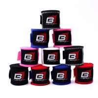 BRONJEE 2pcs/roll Width 5cm Length 3M cotton Sports Strap Boxing Bandage Sanda Muay Thai MMA Taekwondo Hand Gloves Wraps Boxeo