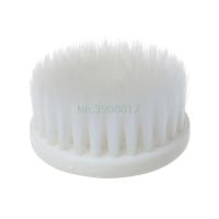 60mm White Soft Drill Powered Brush Head For Cleaning Car Carpet Bath Fabric New