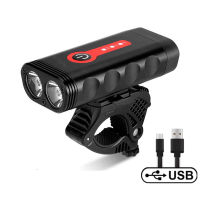 2000LM Bicycle light Waterproof Multi-function 2*XPG Front Light USB Charging Bicycle Lamp Bike Headlight Light Flashlight Torch