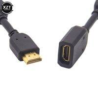 HDMI-compatible19+1 Extension Cable Male To Female MALE-FEMALE HD Cable Computer TV Adapter 4K*2k 2.0 Version Full Copper Wires  Leads Adapters