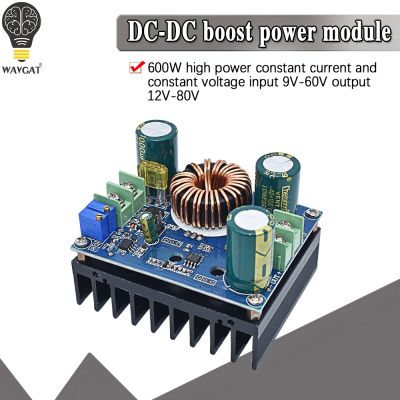 DC/DC Boost Converter 10-60V to 12-80V Step-up Voltage Regulator 600W Auto Power Supply Transformer Adjustable Output Volt C