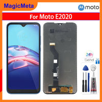 MagicMeta อะไหล่หน้าจอ LCD สำหรับ Motorola Moto E (2020) ตัวประกอบดิจิตอลหน้าจอสัมผัสสำหรับ XT2052DL Motorola Moto E 2020