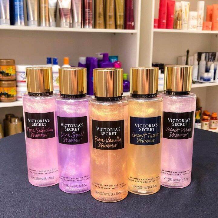 Victorias Secret Shimmer Fragrance Mist [250ml] Bisa Bayar Di Tempat