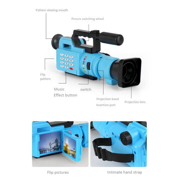 childrens-educational-fun-interactive-toy-simulation-projection-camera-light-music-video-recorder-luminous-toy