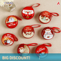 ?【Lowest price】TANG Xmas Candy BOX Christmas Coin ต่างหูหูฟังของขวัญกล่องมินิดีบุกกล่องปิดผนึกขวดขนาดเล็กเก็บกระป๋อง baroque สำหรับเด็กบรรจุ