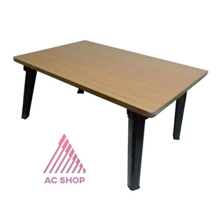 โต๊ะญี่ปุ่นลายไม้สีบีช-เมเปิ้ล-ขนาด-50x75-ซม-20-30นิ้ว-ขาพลาสติก-ขาพับได้-ac-ac-ac99