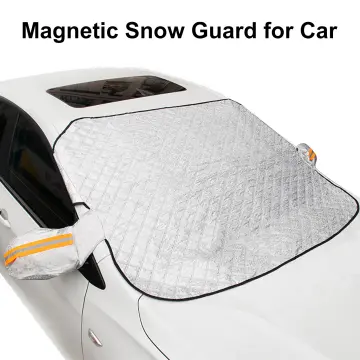 7PCS Winter Car Snow Cover Foldable Car Windshield Cover Sunshade Snow Cover