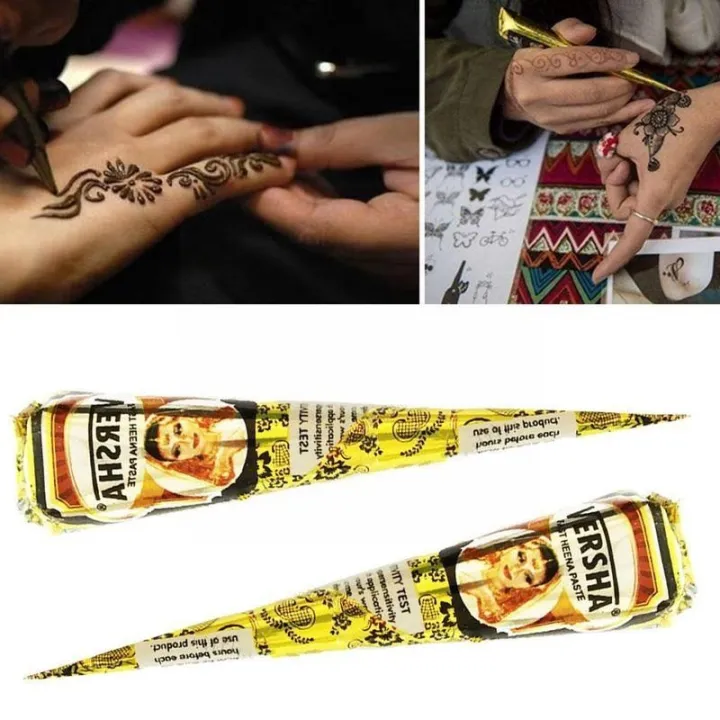 henna-cones-indian-henna-tattoo-paste-black-henna-cones-for-temporary-tattoo-body-art-sticker-mehndi-body-paint-art-cream-u3j9