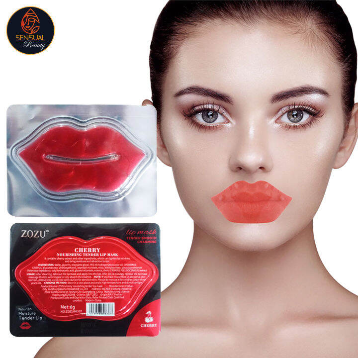 ZOZU Cherry Nourishing Tender LIP MASK 6g Hydrating Anti Drying