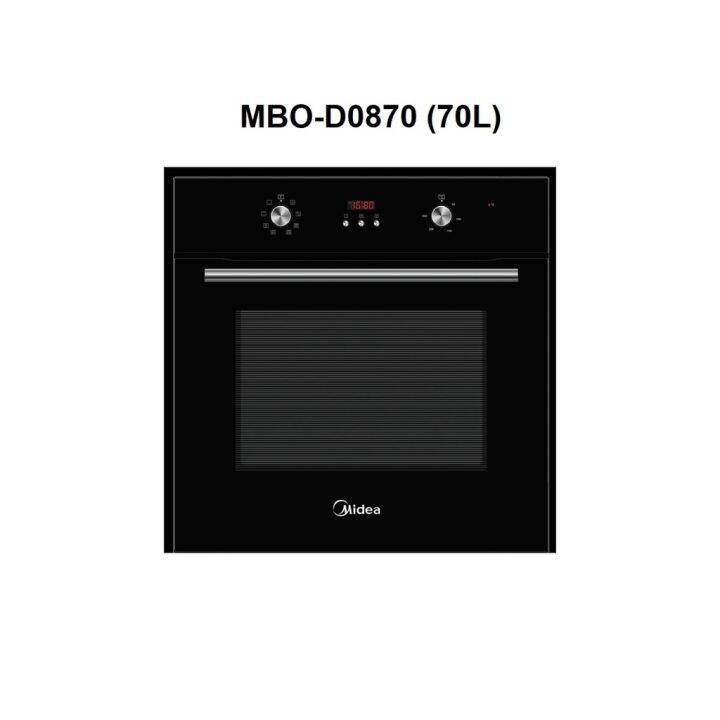 MIDEA BUILT IN OVEN 70L MODEL MBOD0870 Lazada