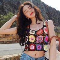 Limited Time Discounts New Hollow Vest For Women Boho Tanktop Bohemian Crop Tops National Style Camisole Lady Free Shipping