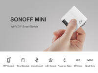 Sonoff รีโมทคอนโทรล Wifi ขนาดเล็กแบบ Diy สวิตช์อัจฉริยะสวิตช์ภายนอกสองทางใช้ได้กับ Alexa Google Home