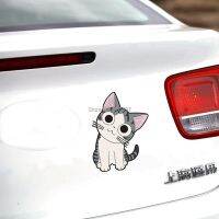 Leuke Nieuwste สติกเกอร์รถยนต์การ์ตูน Mooie Kat Chi สติกเกอร์รถยนต์ Toyota Honda Chevrolet Volkswagen Tesla Bmw Lada