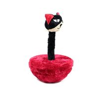 TCN ของเล่นแมว  ฐานโยกเยก + ตุ๊กตาปริงหน้าแมว (สีแดง/ดำ) คอนโดแมว  ของเล่นเหมียว