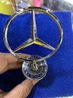 ซื้อไปใส่ไม่ได้รับเปลี่ยนหรือคืน Mercedes Benz ดาวลอย กระโปรง หน้า เบนซ์ โลโก้ ยี่ห้อ ตรา ฐาน 4.5 cm LOGO BADGE STICKER