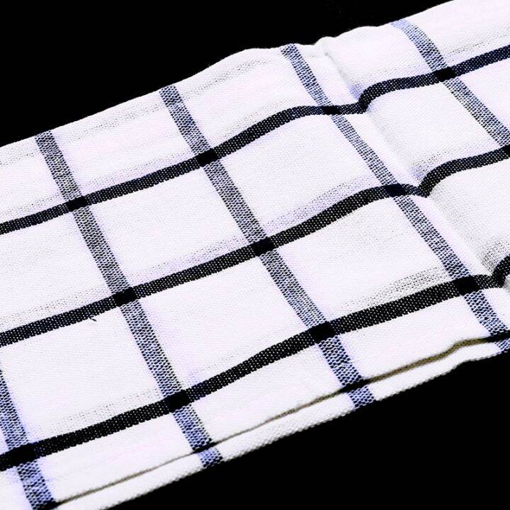 3piece-high-quality-blue-white-plaid-striped-tea-towel-kitchen-towel-napkin-table-cloth-100-cotton-woven-fabric